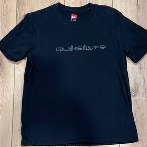 Quiksilver Men's Black T-Shirt Medium